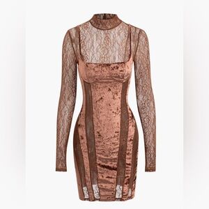 Velvet and Lace Dress